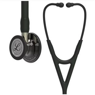 3M Littmann 心臟科第四代聽診器-尊爵黑色管/高光煙燻黑聽頭/香檳金屬杆6204(新款新色)